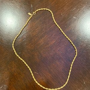 YSL gold chain necklace